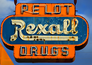 1960s Rexall sign
