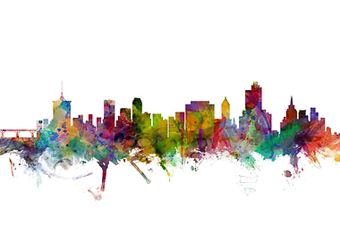 Tulsa Oklahoma Skyline