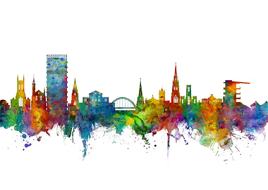 Cheltenham England Skyline