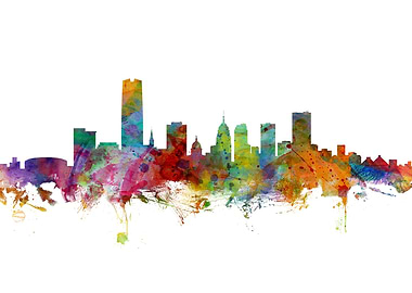 Oklahoma City Skyline