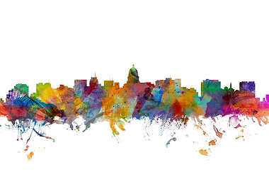 Madison Wisconsin Skyline