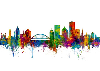 Rochester New York Skyline