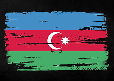 Azerbaijan Flag