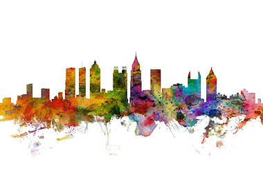 Atlanta Georgia Skyline