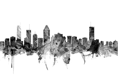 Montreal Canada Skyline