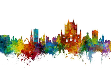 Lincoln England Skyline