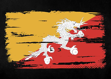 Bhutan Flag