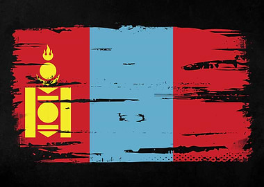 Mongolia Flag