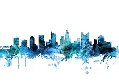 Columbus Ohio Skyline