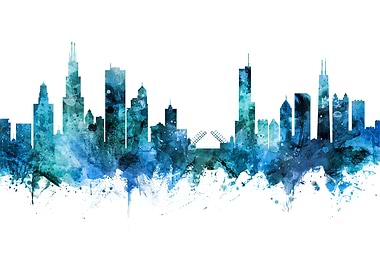 Chicago Illinois Skyline