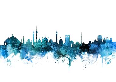 New Delhi India Skyline