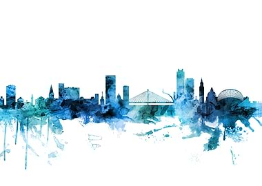 Liege Belgium Skyline