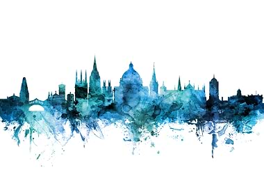 Oxford England Skyline