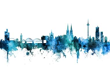 Cologne Germany Skyline