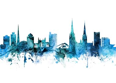 Coventry England Skyline