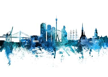 Gothenburg Sweden Skyline