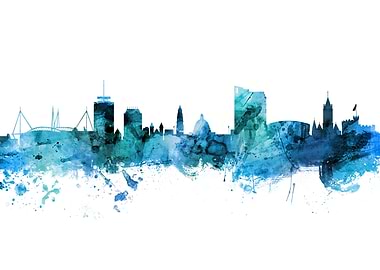 Cardiff Wales Skyline