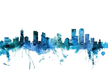Denver Colorado Skyline