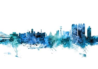 Calcutta India Skyline
