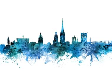 Norwich England Skyline
