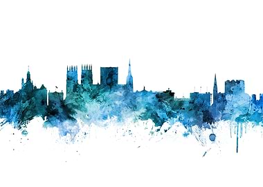 York England Skyline