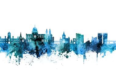 Galway Ireland Skyline