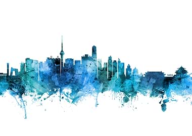 Beijing China Skyline
