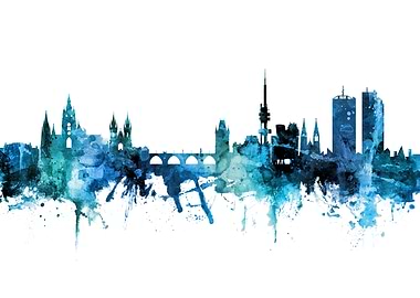 Prague Skyline