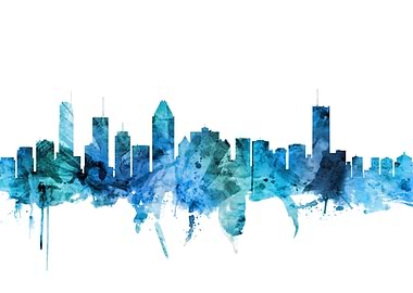 Montreal Canada Skyline