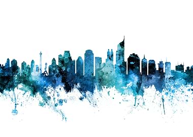 Jakarta Indonesia Skyline