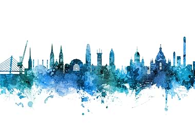 Helsinki Finland Skyline