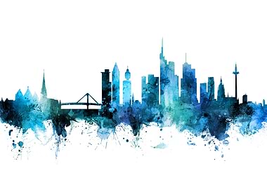 Frankfurt Germany Skyline