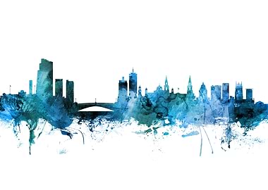 Leeds England Skyline