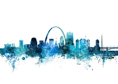 St Louis Missouri Skyline
