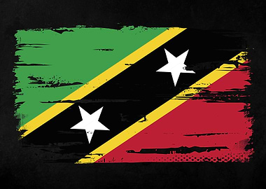 Saint Kitts and Nevis Flag