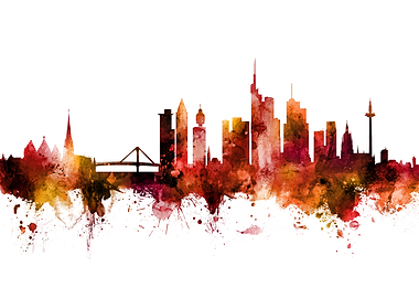 Frankfurt Germany Skyline