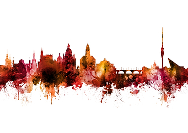 Dresden Germany Skyline
