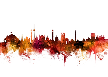 New Delhi India Skyline