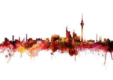 Berlin Germany Skyline