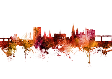 Dundee Scotland Skyline