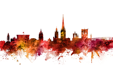 Norwich England Skyline