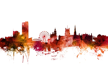 Sheffield England Skyline