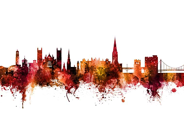 Exeter England Skyline