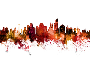 Jakarta Indonesia Skyline