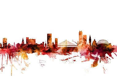 Liege Belgium Skyline