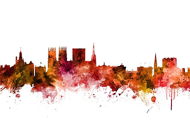 York England Skyline