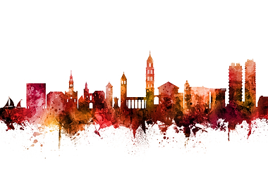 Split Croatia Skyline