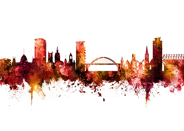 Sunderland England Skyline