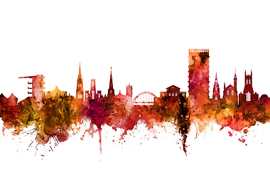 Cheltenham England Skyline