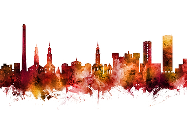 Erlangen Germany Skyline